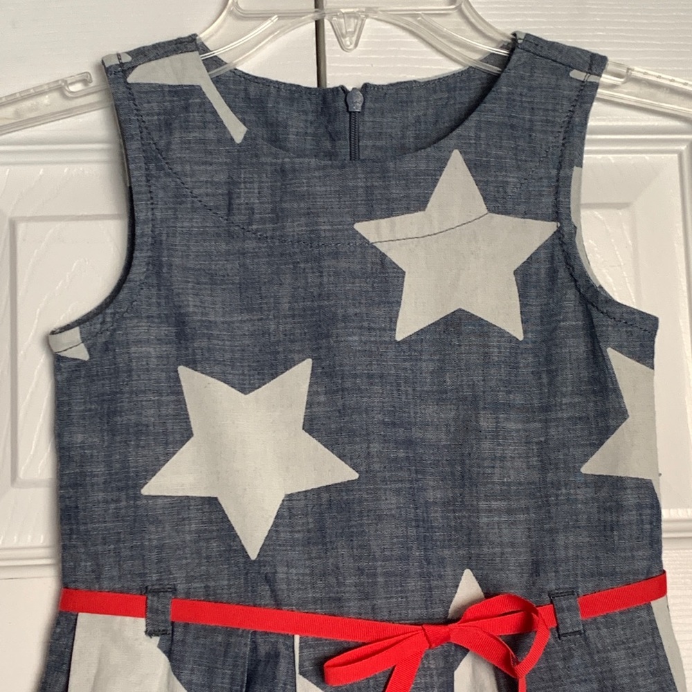 Gymboree Authentic Indigo Dye Jean girls dress - 5 - Picture 3 of 8